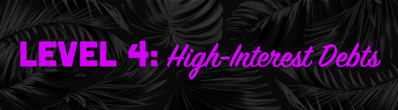 Level 4: High-Interest Debts